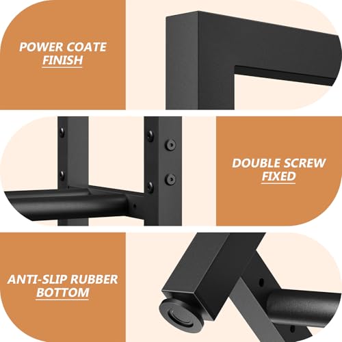 Adjustable 3-Tier Dumbbell Rack Stand - 9.84"D × 29.25"W × 31.37"H