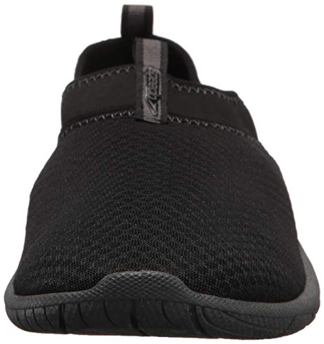 Speedo Men's Water Shoes Tidal Cruiser Black/Dark Gull Grey Size 11 - Quick-Drying Mesh Slip-On