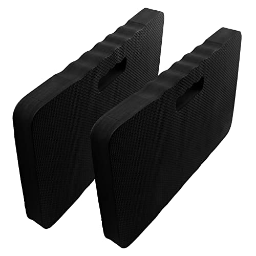 AebDerp EVA-Soft 2pcs Premium Thick Kneeling Pad 18x11in Garden Knee Pads Black