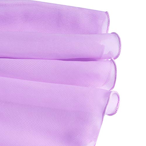 Girls Gymnastics Leotard with Skirt - Purple, 7-8 Years