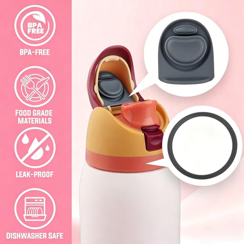 Rubber Seal Replacement Gasket Stopper Set for Owala FreeSip - Gray