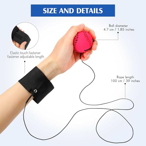 Wrist Bounce Ball Set - 24 Pcs Classic Style for Kids