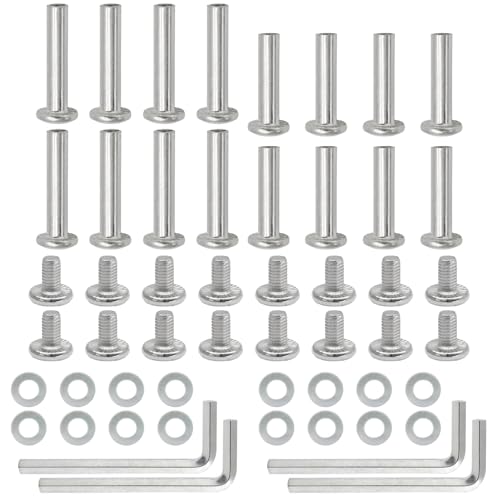 16 PCS Inline Skate Wheel Screw Set - 30mm & 35mm Hex Axles