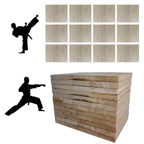 TDIAVH 20mm Martial Arts Breaking Boards for Taekwondo Karate Training Pack of 12