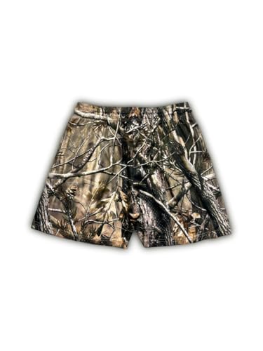 Men's Lightweight Quick-Dry Mesh Running Shorts - Real Tree Print