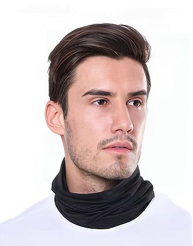 Lightweight Knit Cycling Head Cover Ski Mask - One Size, Black