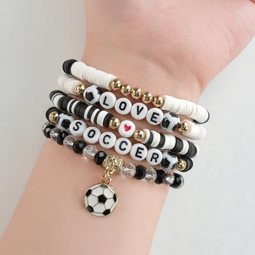 Soccer Bracelet for Girls - Softball & Football Sports Jewelry