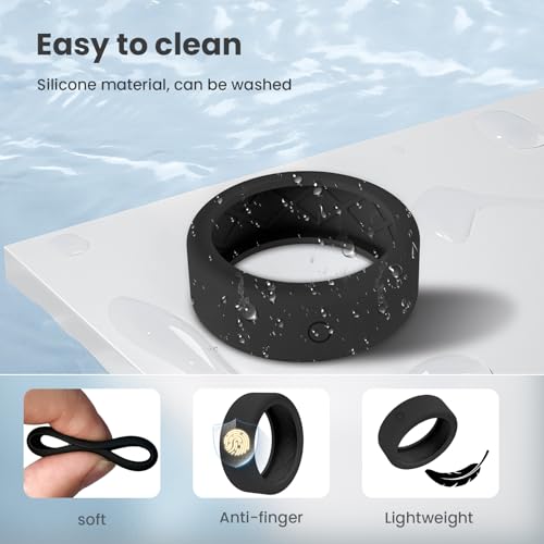 Smart Ring Protector Cover - 12-Pack Anti-Scratch, Multicolour S(5/6/7/8/9/10)