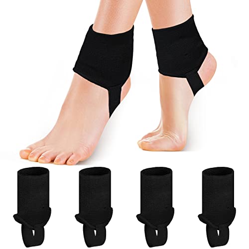 2 Pairs Soccer Ankle Guards Protective Support Pads Elastic Breathable Black