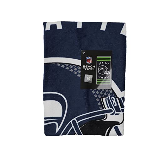 Seattle Seahawks Stripes Beach Towel - 30" x 60"