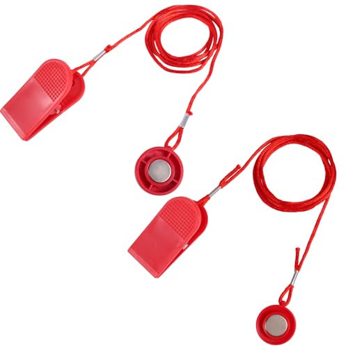 Treadmill Safety Key Replacement - 2 Universal Magnet Keys, Style B