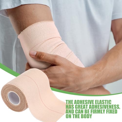 Geiserailie 3 Inch Self-Adhesive Elastic Bandage Wrap - 12 Rolls, Sports & Pets Use