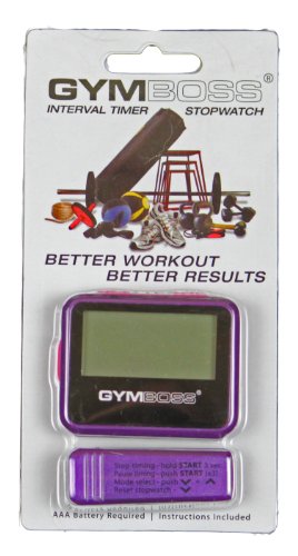 Interval Timer and Stopwatch - Compact Violet/Pink Design