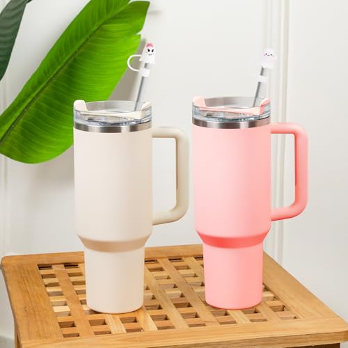 6Pcs Halloween Straw Covers for Stanley Cups - Dust Proof Toppers