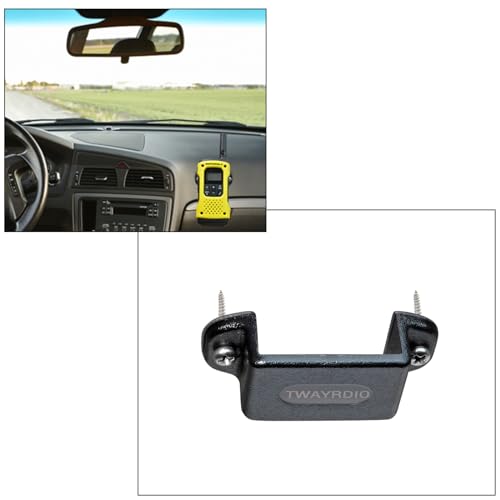 Black Dashboard Car Mount Holder for Handheld Radio Walkie Talkie 2 Pack
