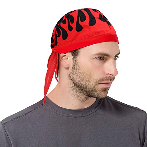 3 Pcs Breathable Cotton Doo Rags for Men & Women - One Size
