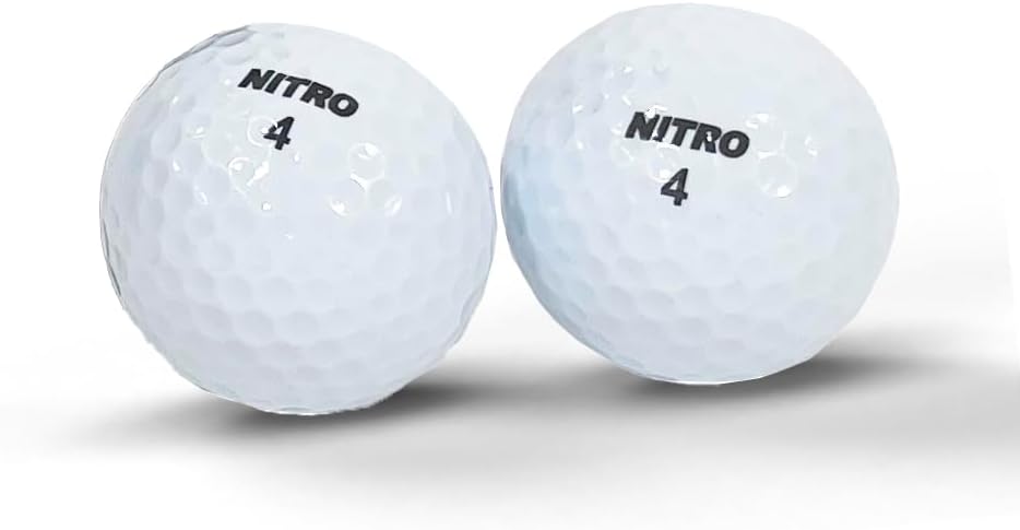 Nitro Golf Balls - High-Durability Performance for Enhanced Distance | 12-Pack
