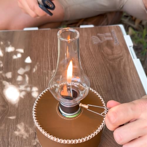 Fire-Maple Tulip Camping Lantern | Glass, Steel & Aluminum | Propane or Isobutane Fuel Canister Beautiful Lights | NO Mantles Needed | Propane Lanterns for Camping, Emergency Essential