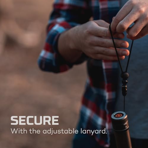 NEBO Newton Powerful LED Handheld Flashlight | AA Battery Powered Compact Waterproof Flashlight | Storm Gray | Available in 500, 1000, 1500 Lumens