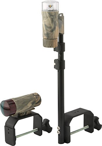 Attwood Portable Navigation LED Light Kit Realtree Max-5 Camouflage with Threaded C-Clamp - One Size