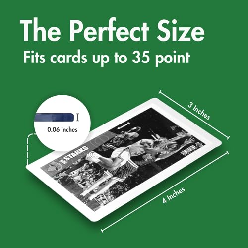 Top Loaders for Cards - 3x4 Inch Protective Card Holders (25 Pack)