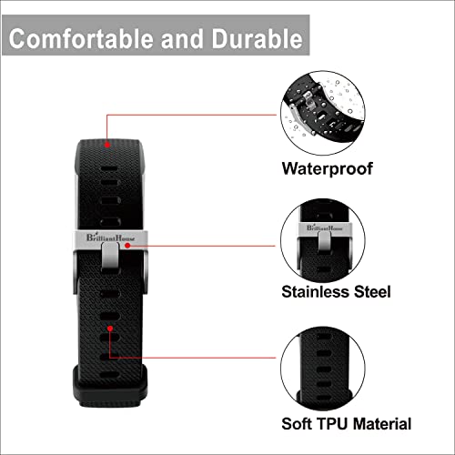 S5 Fitness Tracker Replacement Wrist Band - Black