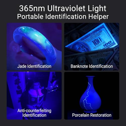 NEXTORCH K40 Keychain Flashlight, 700 Lumen Pocket EDC Rechargeable Flashlight with UV Black Light, Red/Blue Light, 3 Modes and Strobe for Everyday Use, Dog Walking, Emergency Defense, Beacon Location