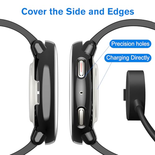 Soft TPU Screen Protector Case for Amazfit Active 2 - 3 Pack