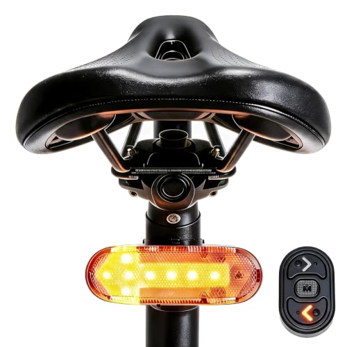 POSIKO Smart Bike Tail Light with Wireless Turn Signals, IP65, USB-C Rechargeable