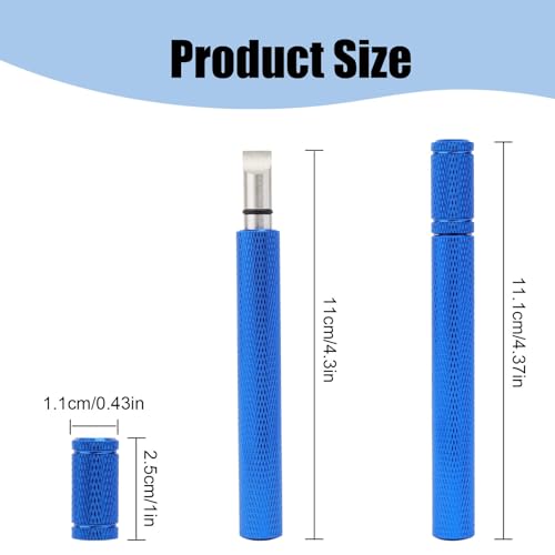 Golf Club Groove Sharpener and Iron Cleaner Tool - Blue