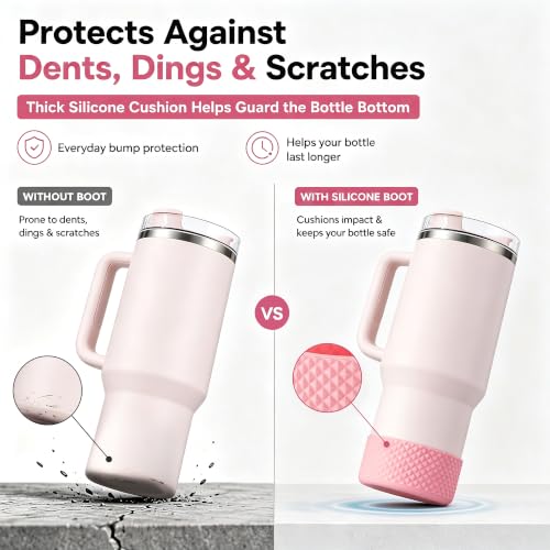 Silicone Boot Cover for Stanley & Hydro Flask Bottles