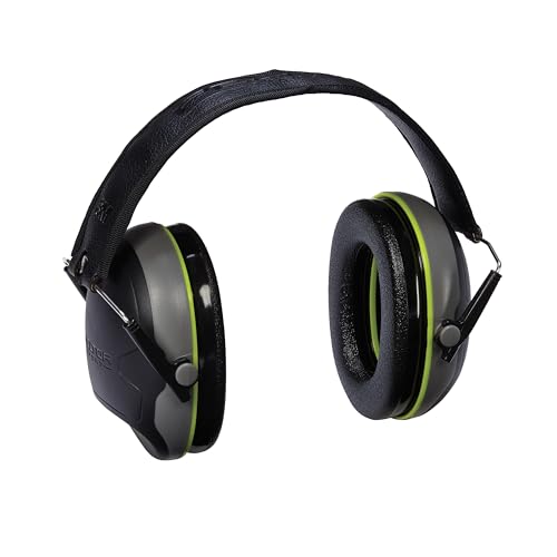 30 dB NRR Hearing Protector - Black/Grey Earmuffs