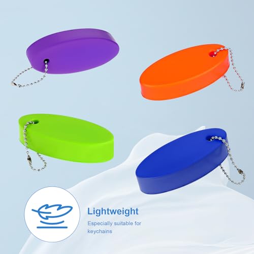 Waterproof Floating Keychain for Boat Keys - 4 Pack