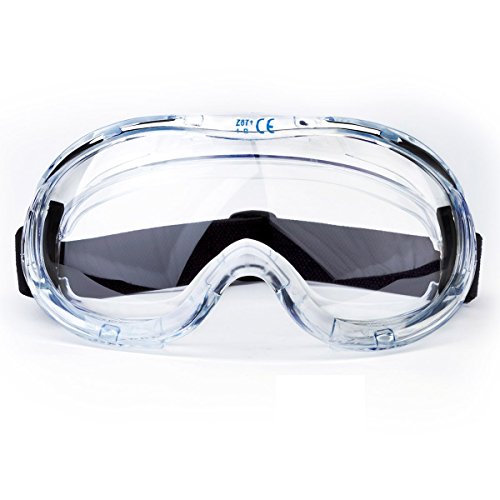 TR Industrial Wide-Vision Anti-Fog Safety Goggles ANSI Z87.1 Approved