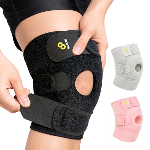 Adjustable Knee Support Brace with Open Patella Design - Pain Relief & Recovery