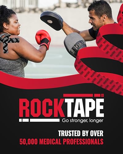 Extra Sticky Kinesiology Tape for Muscle Pain Relief - Water Resistant Athletic Tape