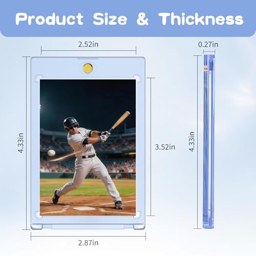 Magnetic Card Holder 6 Pack - UV Protection for Trading Cards