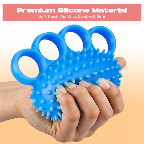 Hand Exercise Ball - Grip Strengthener & Stress Relief - Blue