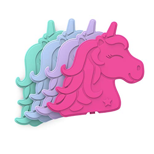 Reusable Ice Packs for Kids - Unicorn Design, 4-Pack