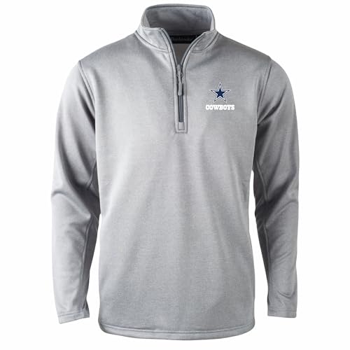Dunbrooke Men's Royal Buffalo Bills All-Star Tech Quarter-Zip Top - Heather Grey, XX-Large