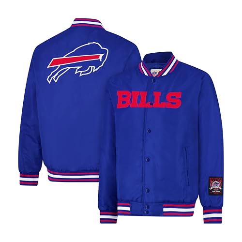 Buffalo Bills Satin Jacket - Official NFL Team Apparel - Large