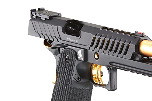 Hi-Capa Gas Blowback Airsoft Pistol - Full Steel - Black & Gold