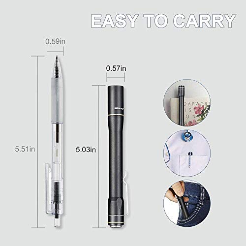 LUMINTOP Pen Light IYP365 Nichia High Color Rendering LED Flashlight, Pen Lights for Nurses, AAA Flashlight, Penlights for Doctors Diagnostic, Inspection, 3 Modes IP68 Waterproof