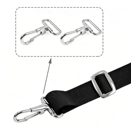 5 Pcs Boat Bimini Top Strap Snap Hooks for 1"