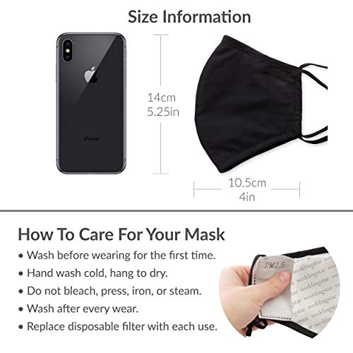 Washable 3-Ply Cloth Face Mask - Adjustable with Filter Pocket - Buffalo Plaid Moose