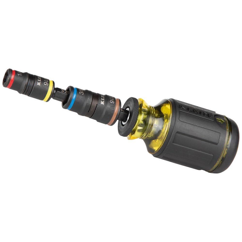 Klein Tools 32944 Flip Socket Replacement Hex Shafts for Klein Flip Sockets, 2-Inch to 6-1/2-Inch, 4-Pack