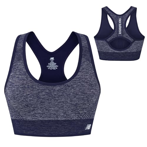 New Balance Women's Seamless Sports Bra - Large, Light Purple