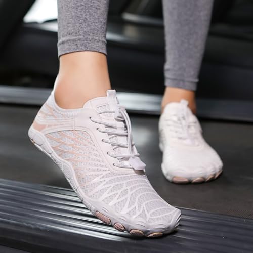 Breathable Non-Slip Water Shoes for Men & Women - White