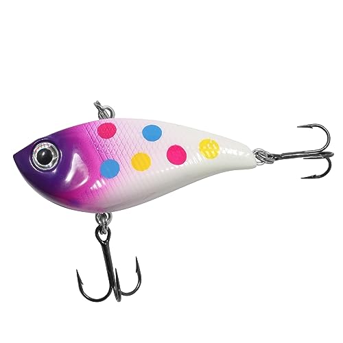 Rippin' Shad Lipless Crankbait for Freshwater Fishing - Purple Wonder / 2" (3/8 Oz)