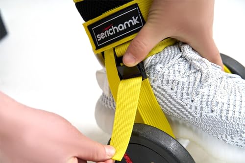 Adjustable Dumbbell Foot Attachment for Leg Exercises - Yellow 1pc